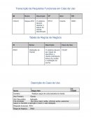 Transcrição de Requisitos Funcionais em Caso de Uso