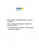 INSTITUIÇÃO: UNIVERSIDADE VEIGA DE ALMEIDA