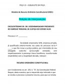 Peça de recurso ordinário constitucional