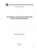 ESTUDO DE COLAPSO DE TENSÃO EM LINHAS DE TRANSMISSÃO