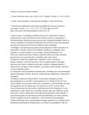 Ficha de Leitura: ARTIGO - Auriculoterapia no tratamento da lombalgia: revisão de literatura.