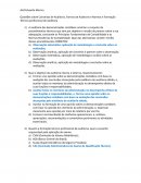 Os Conceitos de Auditoria, Formas de Auditoria e Normas e Formação Técnico-profissional de Auditoria