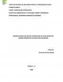 RESENHA CRITICA DO ARTIGO: RITMICIDADE DO CICLO MENSTUAL PADRÕE ERABÓLICOS EM MULHERES SAUDÁVEIS