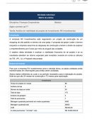 Trabalho de Finanças Corporativas