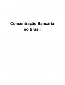 A Concentração Bancária no Brasil
