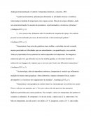 Fichamento Analógica Instrumentação e Controle: Temperatura Histórico e Conceitos