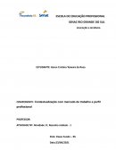 Ferramentas da Qualidade Contextualização com Mercado de Trabalho e Perfil Profissional