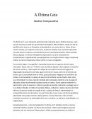 Analise Comparativa Obra A Ultima Ceia