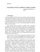 TRAJETÓRIA DA POLÍTICA AMBIENTAL FEDERAL NO BRASIL