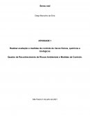 Realizar avaliação e medidas de controle de riscos físicos, químicos e biológicos