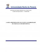 A LAZER, APRENDIZAGEM, INCLUSÃO E ACESSIBILIDADE DE CRIANÇAS COM DEFICIÊNCIA