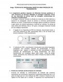 OS PROCESSOS BIOTECNOLÓGICOS INDUSTRIAIS