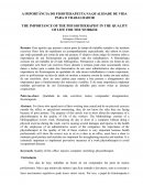 A IMPORTÂNCIA DO FISIOTERAPEUTA NA QUALIDADE DE VIDA PARA O TRABALHADOR