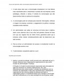 O que você aprendeu sobre comunicação empresarial lendo o texto?