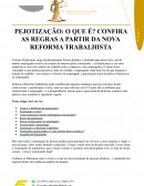 A PEJOTIZAÇÃO: O QUE É? CONFIRA AS REGRAS A PARTIR DA NOVA REFORMA TRABALHISTA