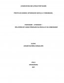 RELATÓRIO DE CARACTERIZAÇÃO DA ESCOLA E DA COMUNIDADE