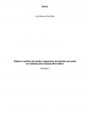 E Descreva com as suas palavras o que são os indicadores de gestão em saúde e segurança no trabalho e qual a sua importância às organizações: