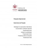 A Modelagem de Expressões Matemáticas Exclusividade e Restrições Especiais