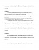 Uma das obrigações impostas pelo regime jurídico empresarial é o registro no órgão competente dos atos determinados pela lei. Quais dos atos a seguir não são registráveis na junta comercial? Escolha uma: a. Devem ser averbados na junta comercial