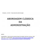 A Teoria Geral da Administração