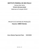 O PROJETO DO SISTEMA DE PRODUÇÃO