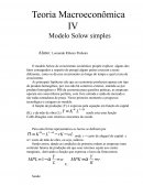 Resumo Modelo Solow