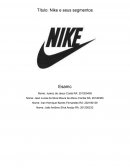 A Nike e Seus Segmentos