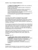 Exercicios Princípios Administrativos