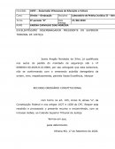 RECURSO ORDINÁRIO CONSTITUCIONAL