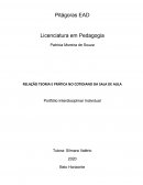 A TEORIA E PRÁTICA NO COTIDIANO DA SALA DE AULA