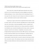 Trabalho Escolar Desenvolvimento infantil: ambiente e teorias