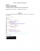 Exercicios Linguagem de Programação