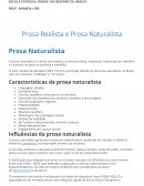 Harmonia Prosa Realista e Prosa Naturalista