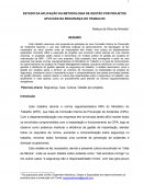 ESTUDO DA APLICAÇÃO DA METODOLOGIA DE GESTÃO POR PROJETOS APLICADA NA SEGURANÇA DO TRABALHO