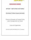 APS Planta de Geração de Energia Eólica