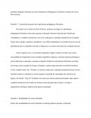 Questões Dirigidas Referentes ao Texto Experiências Pedagógicas Libertárias no Brasil de Neiva Beron Kassic.