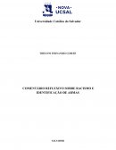 O COMENTÁRIO REFLEXIVO SOBRE RACISMO E IDENTIFICAÇÃO DE ARMAS