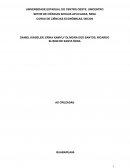 SETOR DE CIÊNCIAS SOCIAIS APLICADAS, SESA CURSO DE CIÊNCIAS ECONÔMICAS, DECON