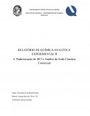 Relatório Química Analítica