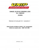 Determinação da Massa Unitária “γ0” do Agregado Miúdo em estado solto. - NBR 7251/1982