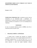 EXCELENTÍSSIMO SENHOR JUIZ DO TRABALHO DA 50ª VARA DO TRABALHO DE JOÃO PESSOA/PB