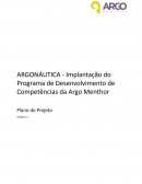 Trabalho Implantação do Programa de Desenvolvimento de Competências da Argo Menthor