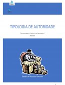 A TIPOLOGIA DE AUTORIDADE