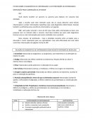 O ESTUDO SOBRE O DIAGNÓSTICO DE ENFERMAGEM E AS INTERVENÇÕES DE ENFERMAGEM ORIENTAÇÃO PARA ELABORAÇÃO DA ATIVIDADE