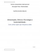 Alimentação, Ciência, Tecnologia e Sustentabilidade