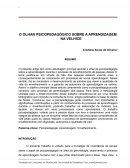 O ARTIGO PSICOPEDAGOGIA E GERONTOLOGIA