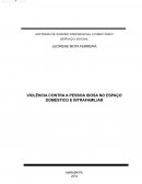 A VIOLÊNCIA CONTRA A PESSOA IDOSA NO ESPAÇO DOMÉSTICO E INTRAFAMILIAR