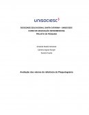 SOCIEDADE EDUCACIONAL SANTA CATARINA – UNISOCIESC CURSO DE GRADUAÇÃO EM BIOMEDICINA PROJETO DE PESQUISA