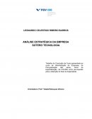 ANÁLISE ESTRATÉGICA DA EMPRESA INTRAEMPREENDEDORISMO