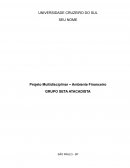 Trabalho Finanças Projeto Multidisciplinar Ambiente Financeiro